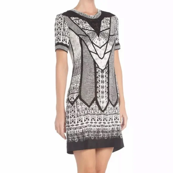 BCBGMaxAzria | Dresses | Bcbg Runway Black And White Decco Silk Lace Dress | Poshmark BCBGMaxAzria | Dresses | Bcbg Runway Black And White Decco Silk Lace Dress | Poshmark